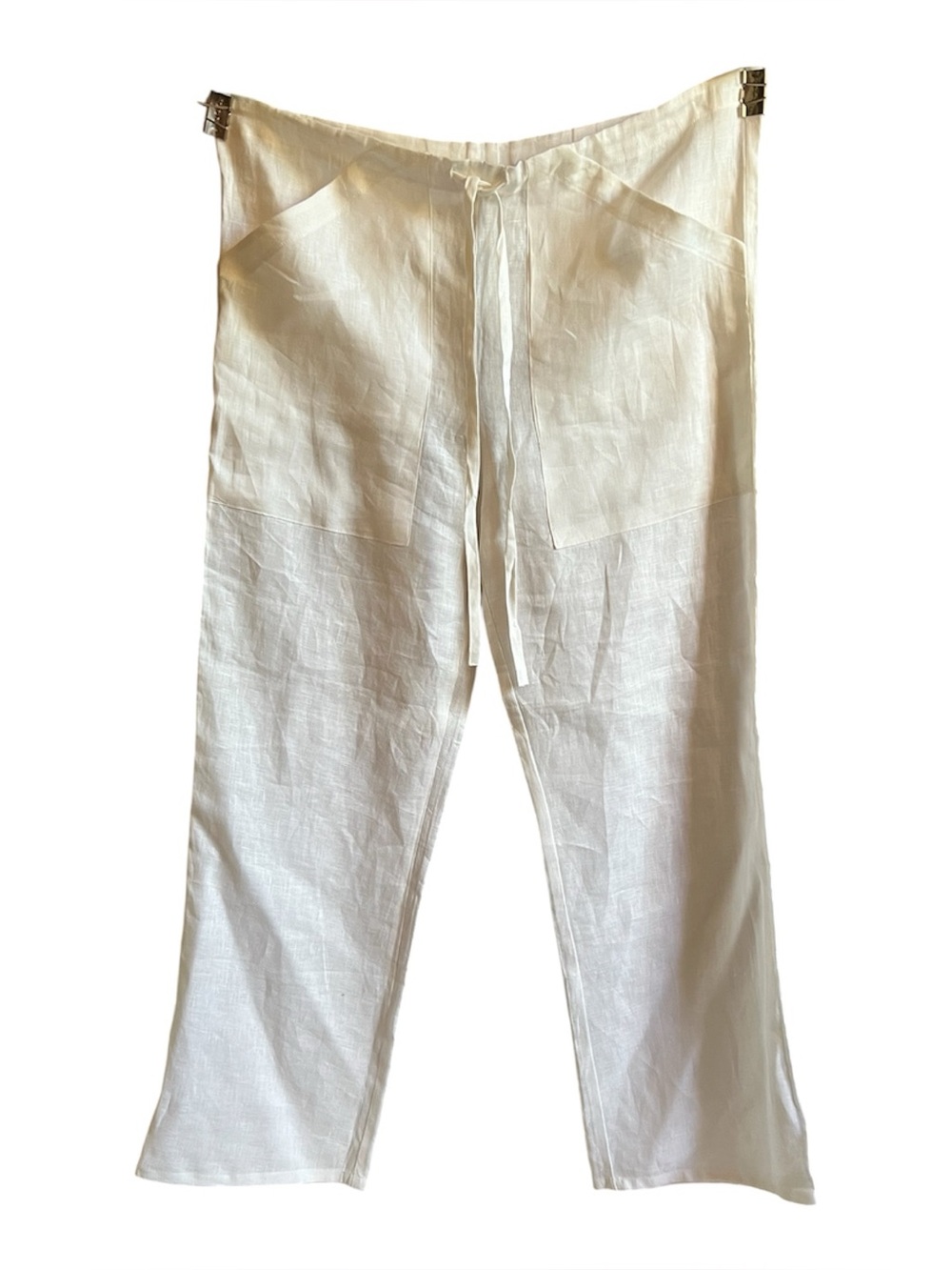 Alexia von Beck 100% white linen pants